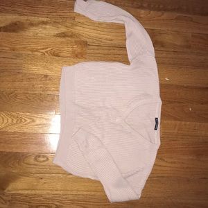 Cropped brandy Melville sweater